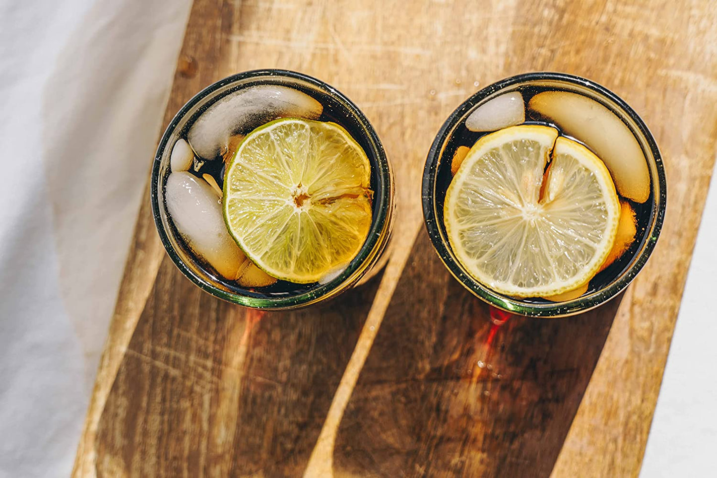 Vasos Vidrio Soplado | (Natural, Old Fashioned 10 Oz.) - MAREY - Vaso