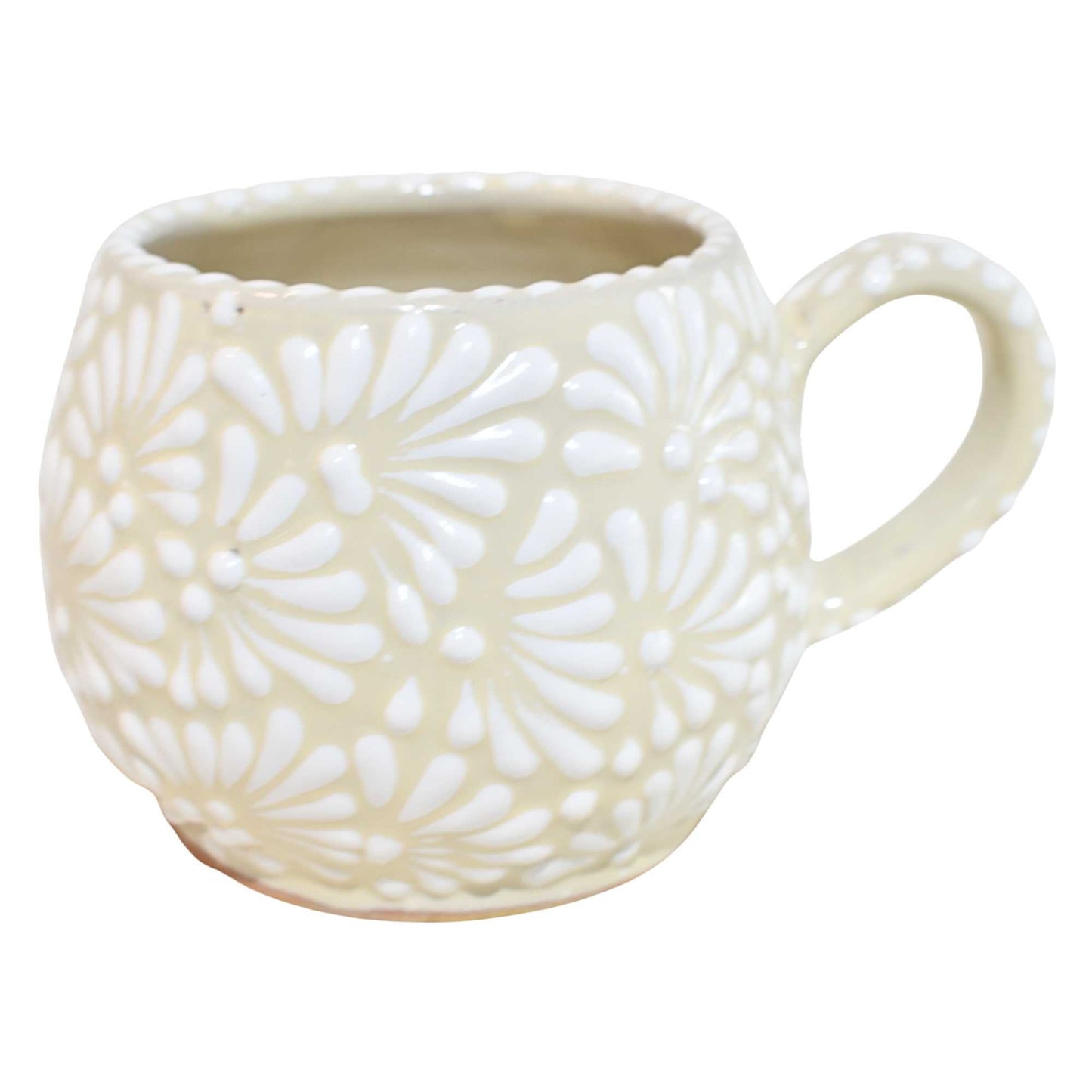 Taza Tarro Café | Cerámica de Talavera | 100% Artesanal | (Personalizable, 16 Oz.) - MAREY - taza para cafe