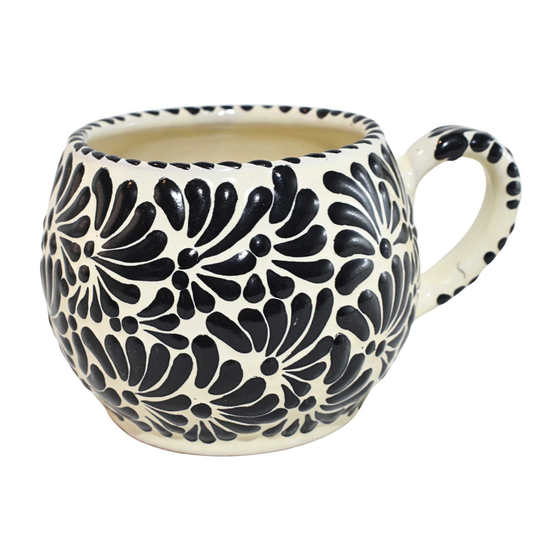 Taza Tarro Café | Cerámica de Talavera | 100% Artesanal | (Personalizable, 16 Oz.) - MAREY - taza para cafe
