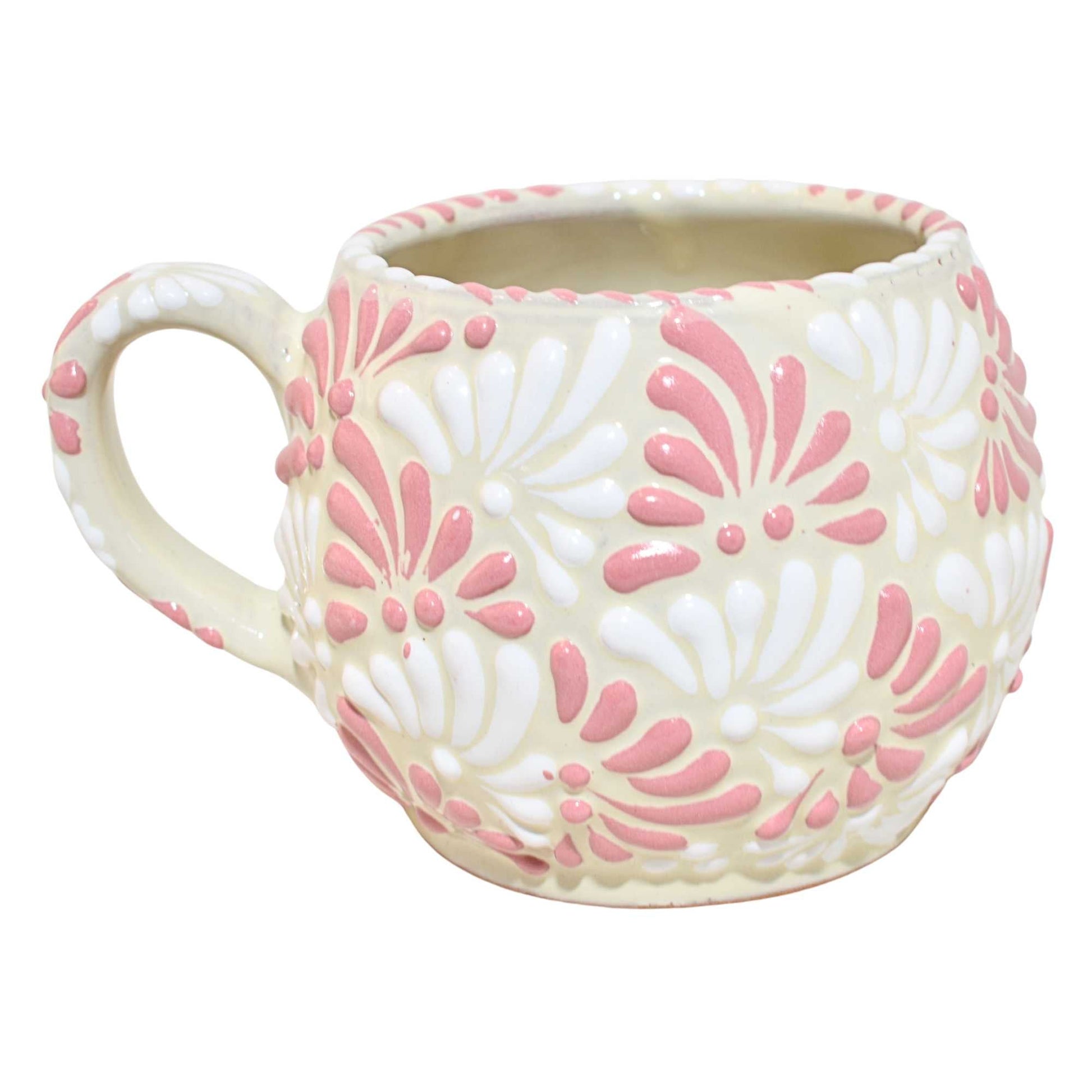 Taza Tarro Café | Cerámica de Talavera | 100% Artesanal | (Personalizable, 16 Oz.) - MAREY - taza para cafe