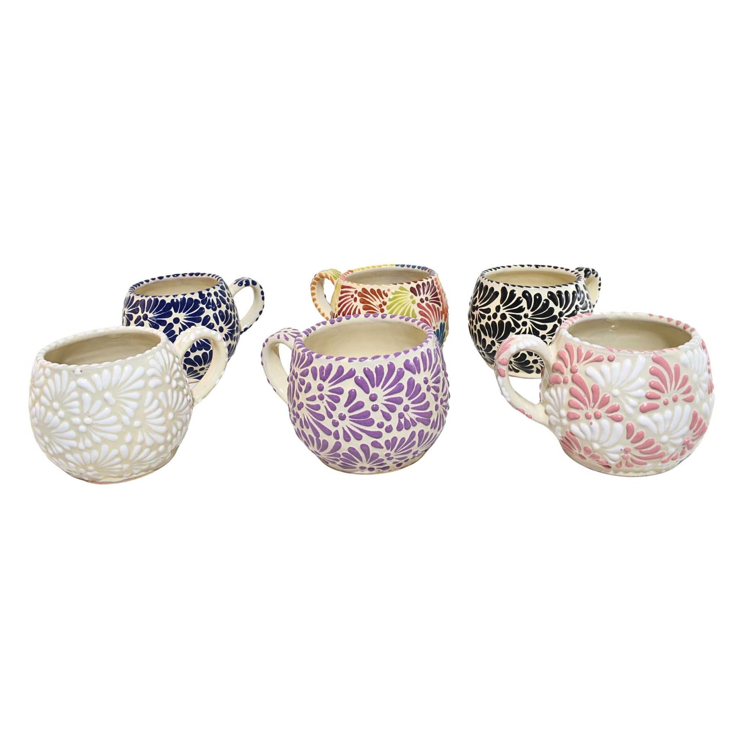 Taza Tarro Café | Cerámica de Talavera | 100% Artesanal | (Personalizable, 16 Oz.) - MAREY - taza para cafe