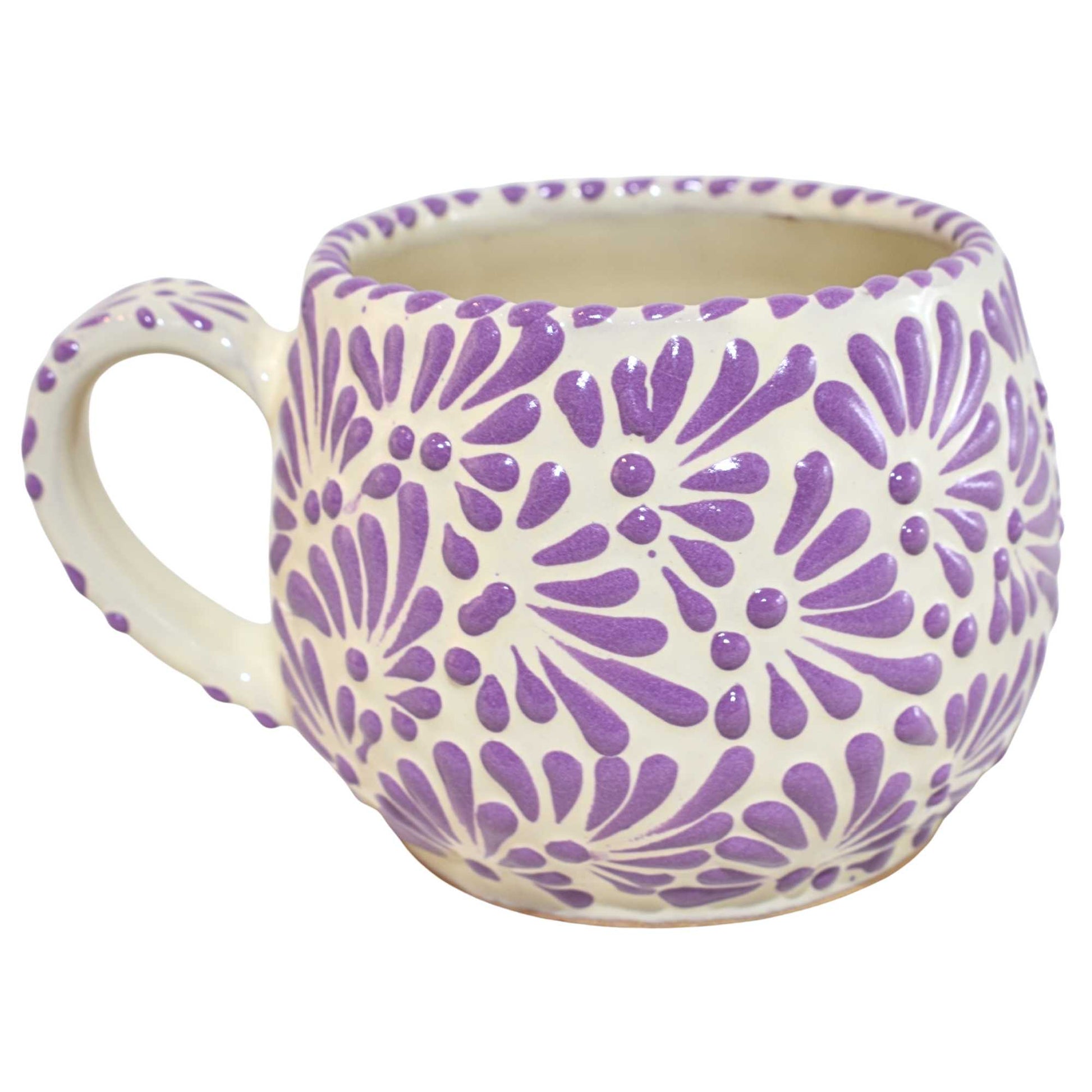 Taza Tarro Café | Cerámica de Talavera | 100% Artesanal | (Personalizable, 16 Oz.) - MAREY - taza para cafe
