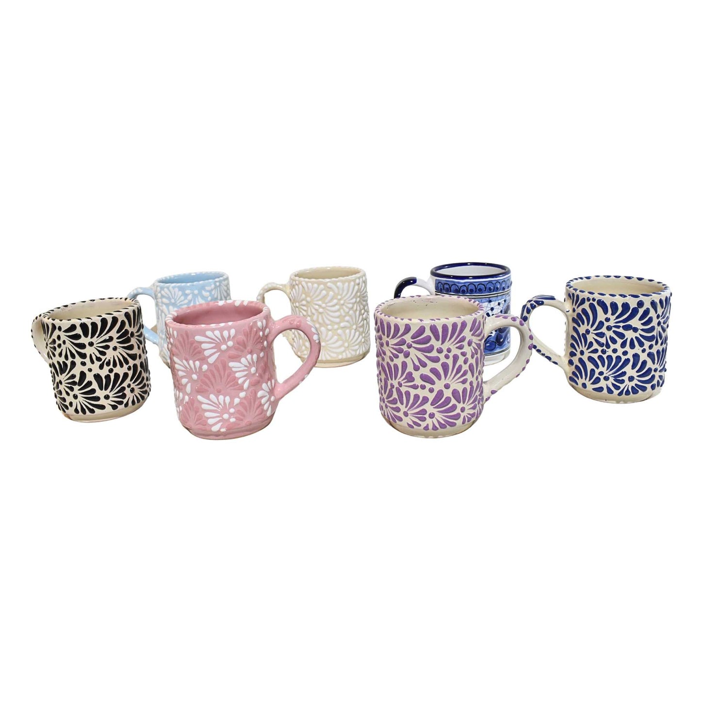 Taza Tarro Café | Cerámica de Talavera | 100% Artesanal | (Personalizable, 16 Oz.) - MAREY - taza para cafe