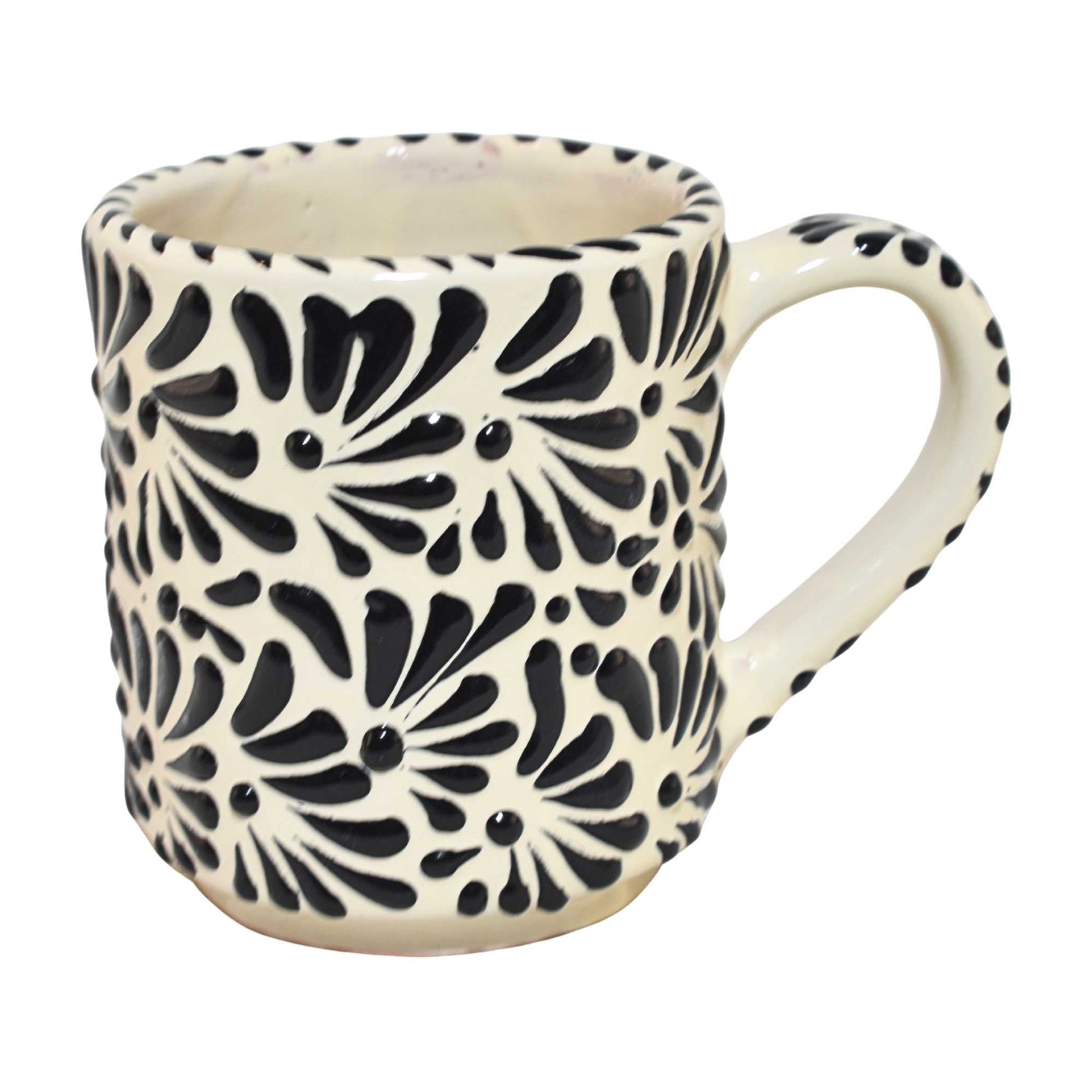 Taza Tarro Café | Cerámica de Talavera | 100% Artesanal | (Personalizable, 16 Oz.) - MAREY - taza para cafe