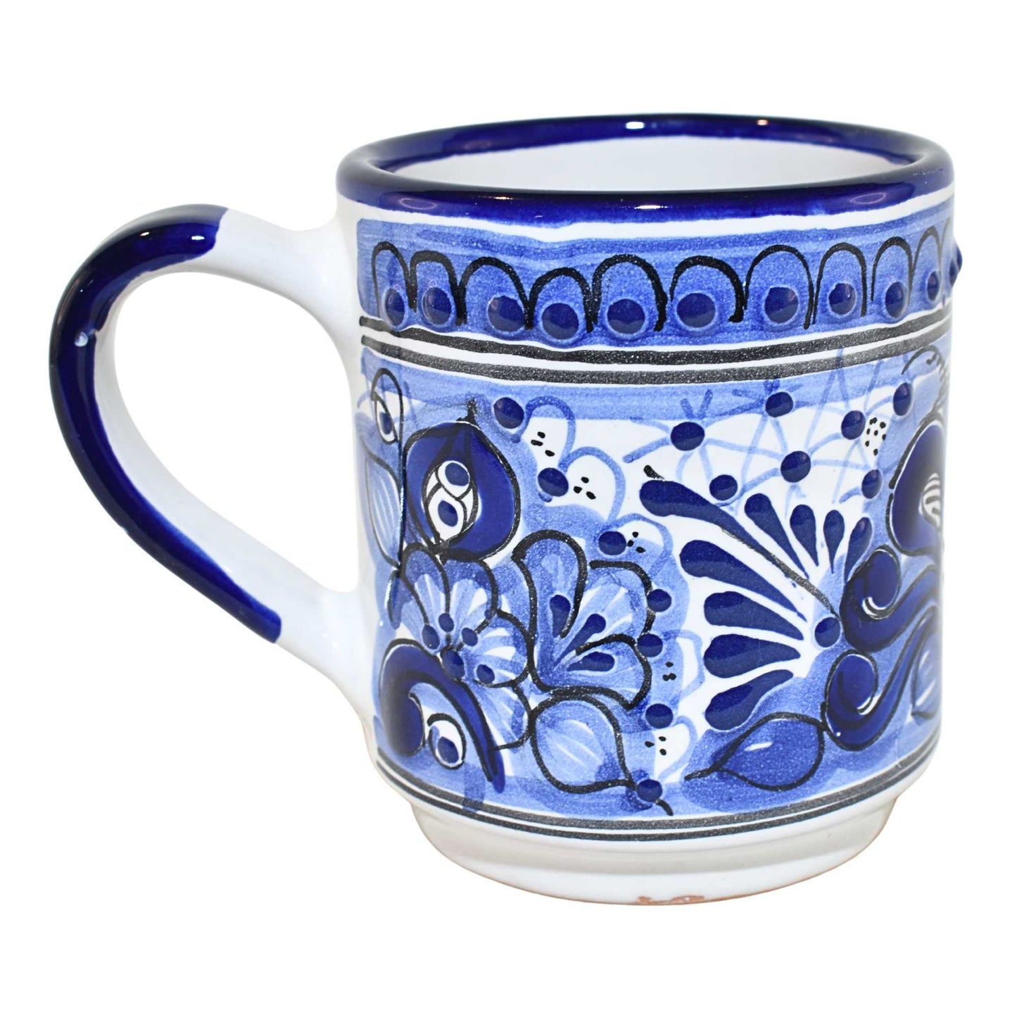 Taza Tarro Café | Cerámica de Talavera | 100% Artesanal | (Personalizable, 16 Oz.) - MAREY - taza para cafe