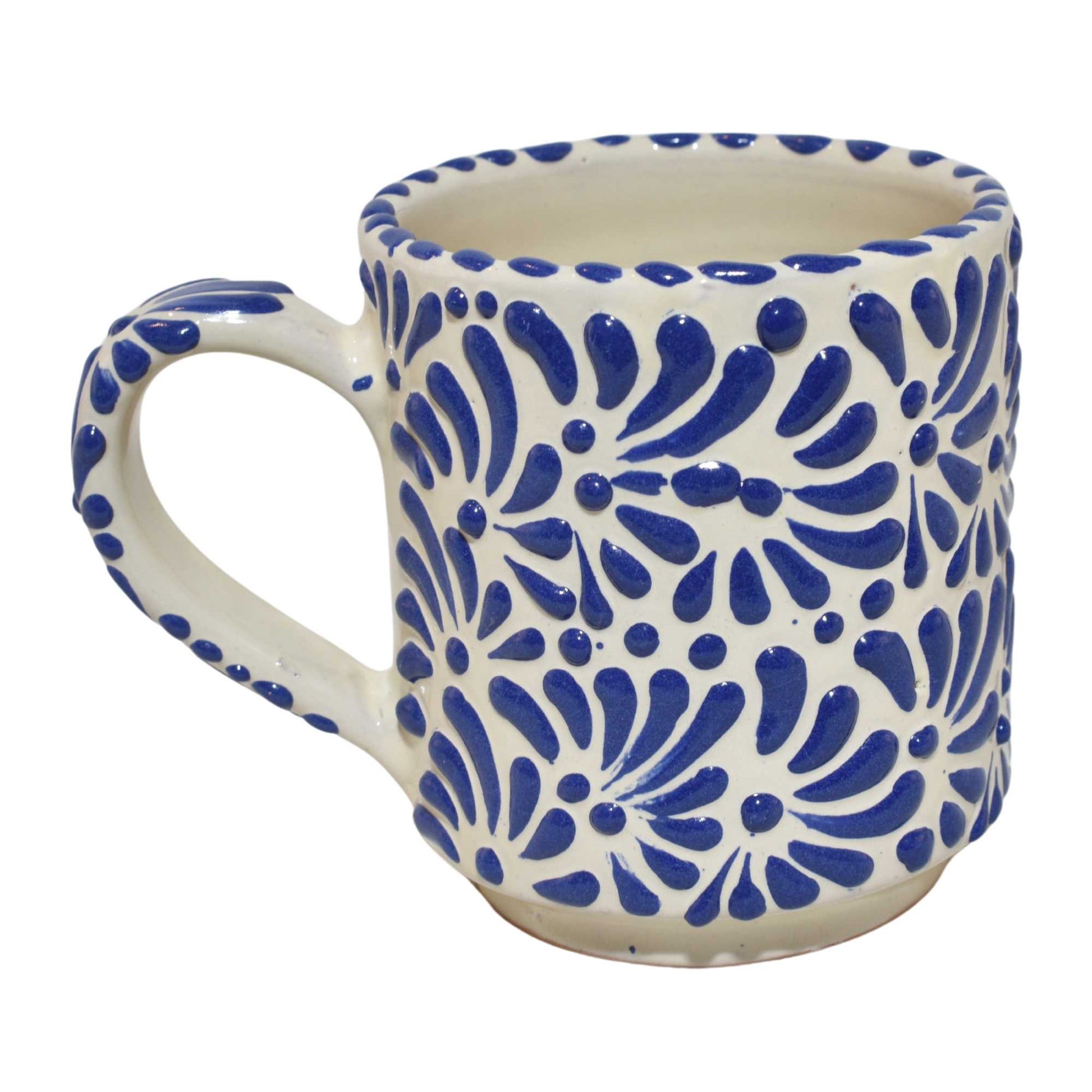 Taza Tarro Café | Cerámica de Talavera | 100% Artesanal | (Personalizable, 16 Oz.) - MAREY - taza para cafe