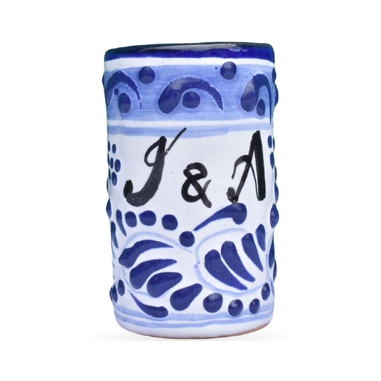 Vasos Tequileros Personalizados de Talavera | 60 ml - MAREY.MX - Vaso Tequilero