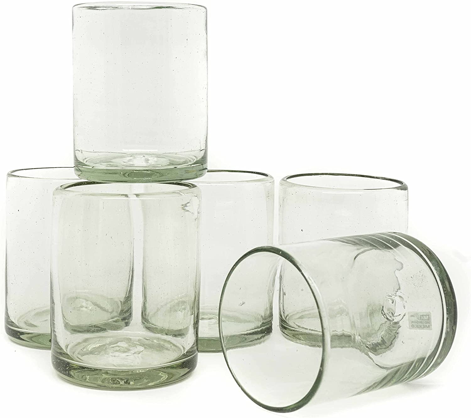 Vasos Vidrio Soplado | (Natural, Old Fashioned 10 Oz.) - MAREY - Vaso