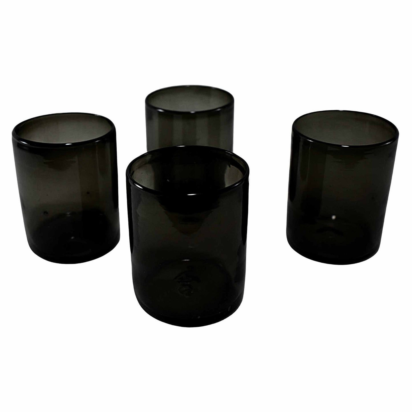 Vasos Vidrio Soplado Para Agua | Hechos Artesanalmente en México | (Humo, Agua 10 Oz.) - MAREY - Glasses