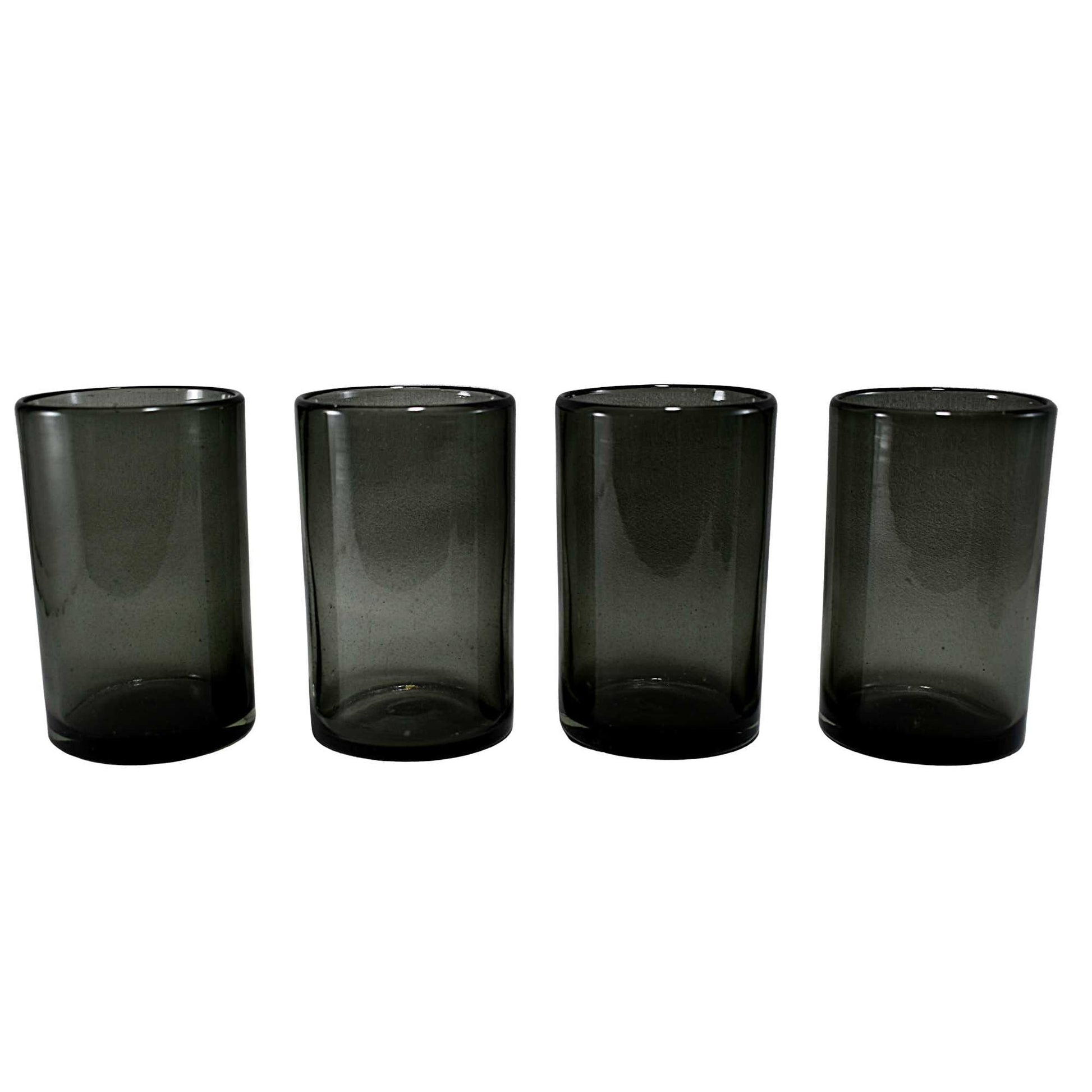 Vasos Vidrio Soplado Para Agua | Hechos Artesanalmente en México | (Humo, Agua 16 Oz.) - MAREY - Glasses